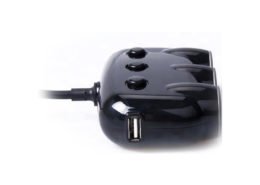 Mobilicam - Adaptateur USB voiture - 2 sorties USB et 3 sorties cigare - Compatible avec les caméras embarquées - dashcams